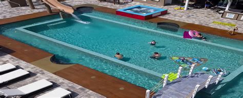 Great escape pools - The entire Oasis pool is made from extruded aluminum. This includes the top rails, the uprights, the Yardmore support system and the wall. Extruded aluminum is the same material used in jet planes, truck bodies, and the space shuttle. It is corrosion resistant and rigid. It's the ideal material to use in your Oasis pool. 
